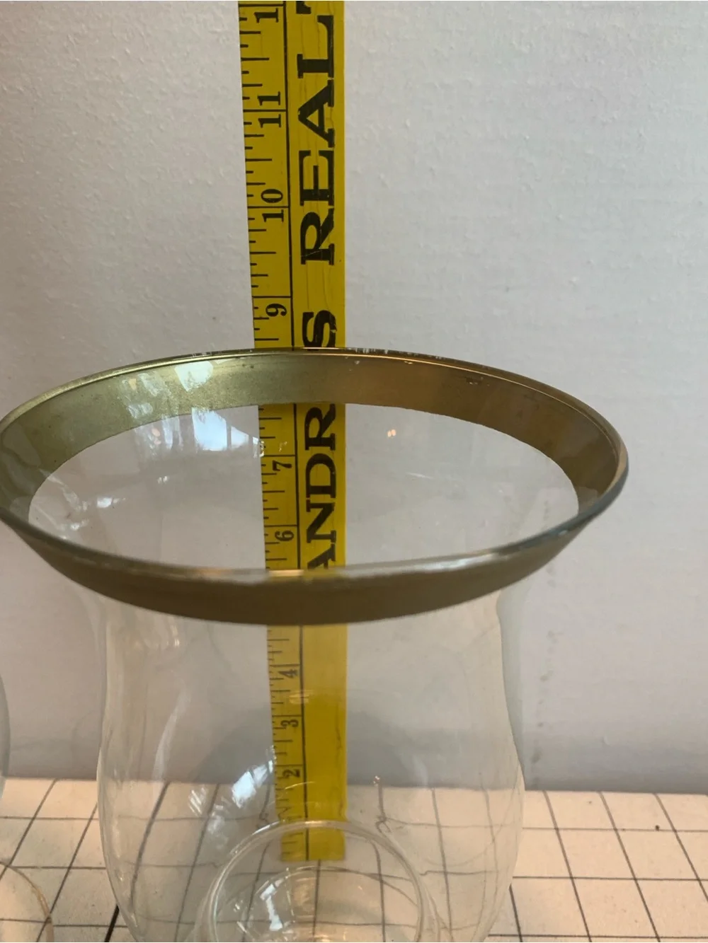Set of 2 Vintage International Silver Company Hurricanes with Gold Rim